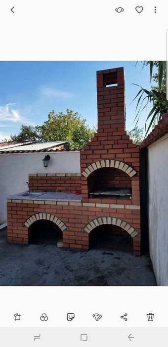 Gratare de curte din cărămidă aparentă. Lucrez în toată Țara
