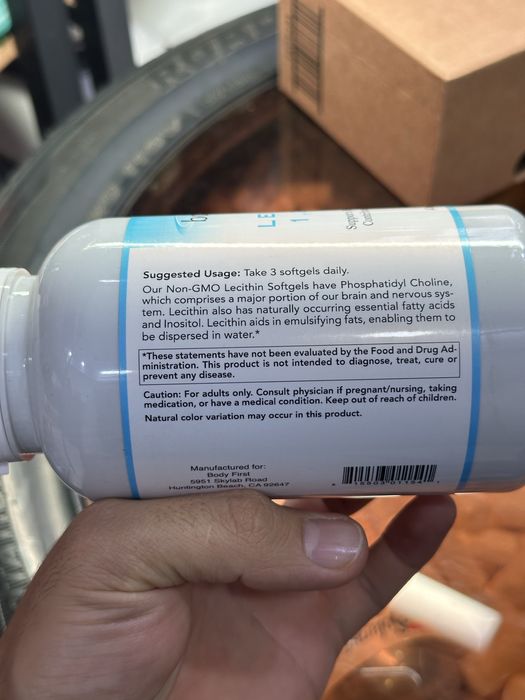 Body First Lecithin 1,200 mg 200 капсул