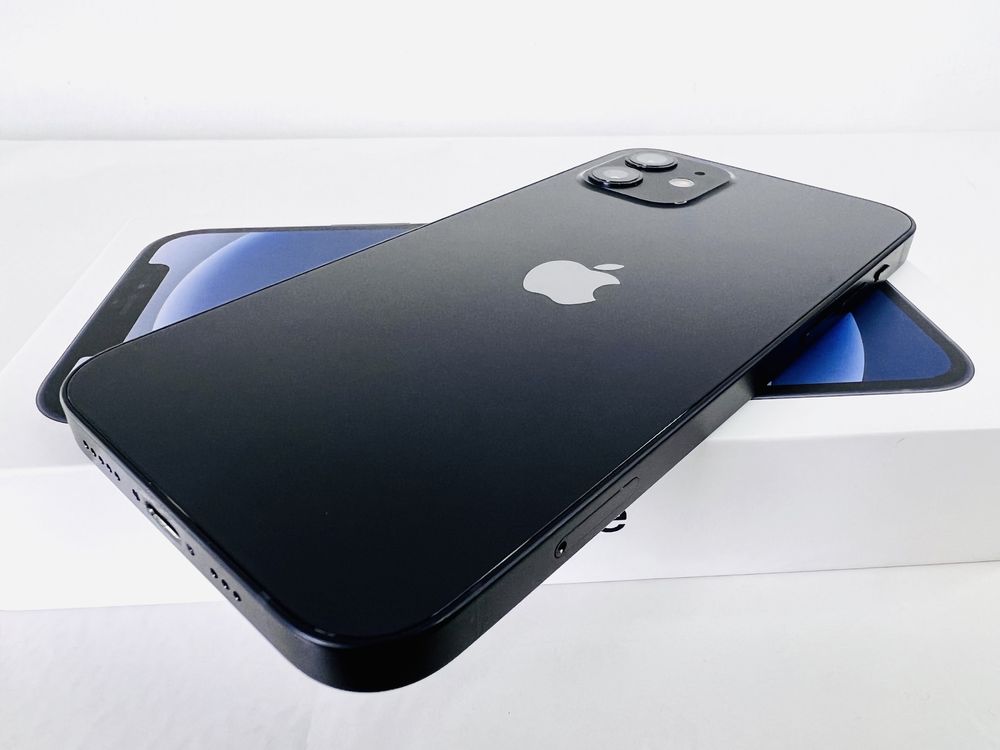 Apple iPhone 12 64GB Black Отличен! Гаранция!