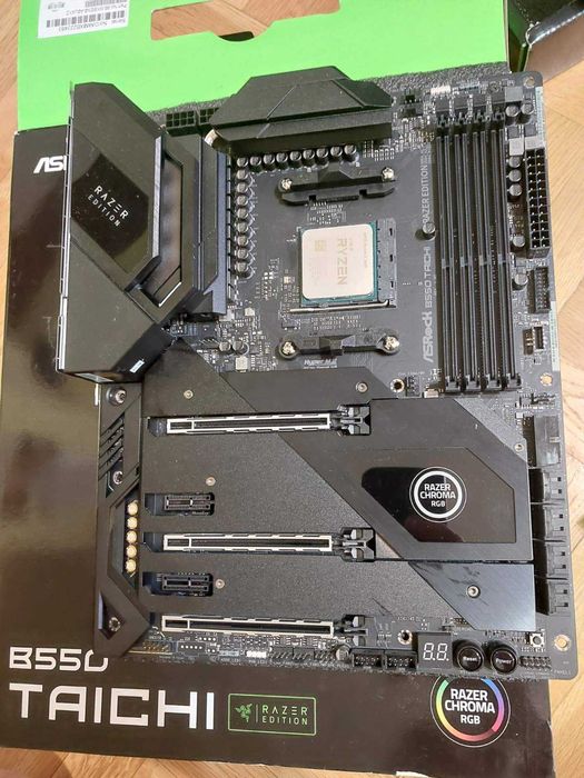 AMD Ryzen 7 5800X + AsRock B550 Taichi Wi-Fi Razer Edition