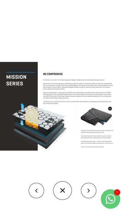 Неопрен за Кайт/Уинд/Уинг/Сърф Dakine Mission CZ 5/4/3 Size L Нов