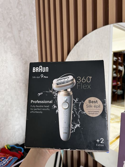 Braun эпилятор Silk-epil 9 Flex SES 9-011 3D Wet Dry