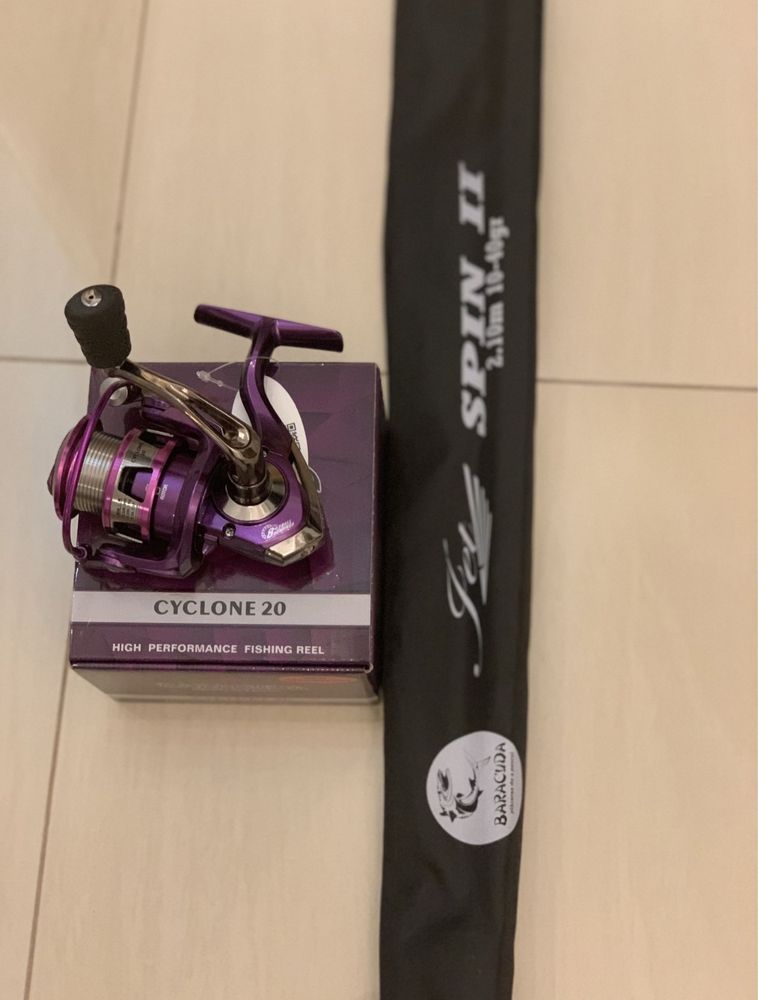 Combo Spining Baracuda Jet Spin II 2102 + Baracuda Cyclone 20
