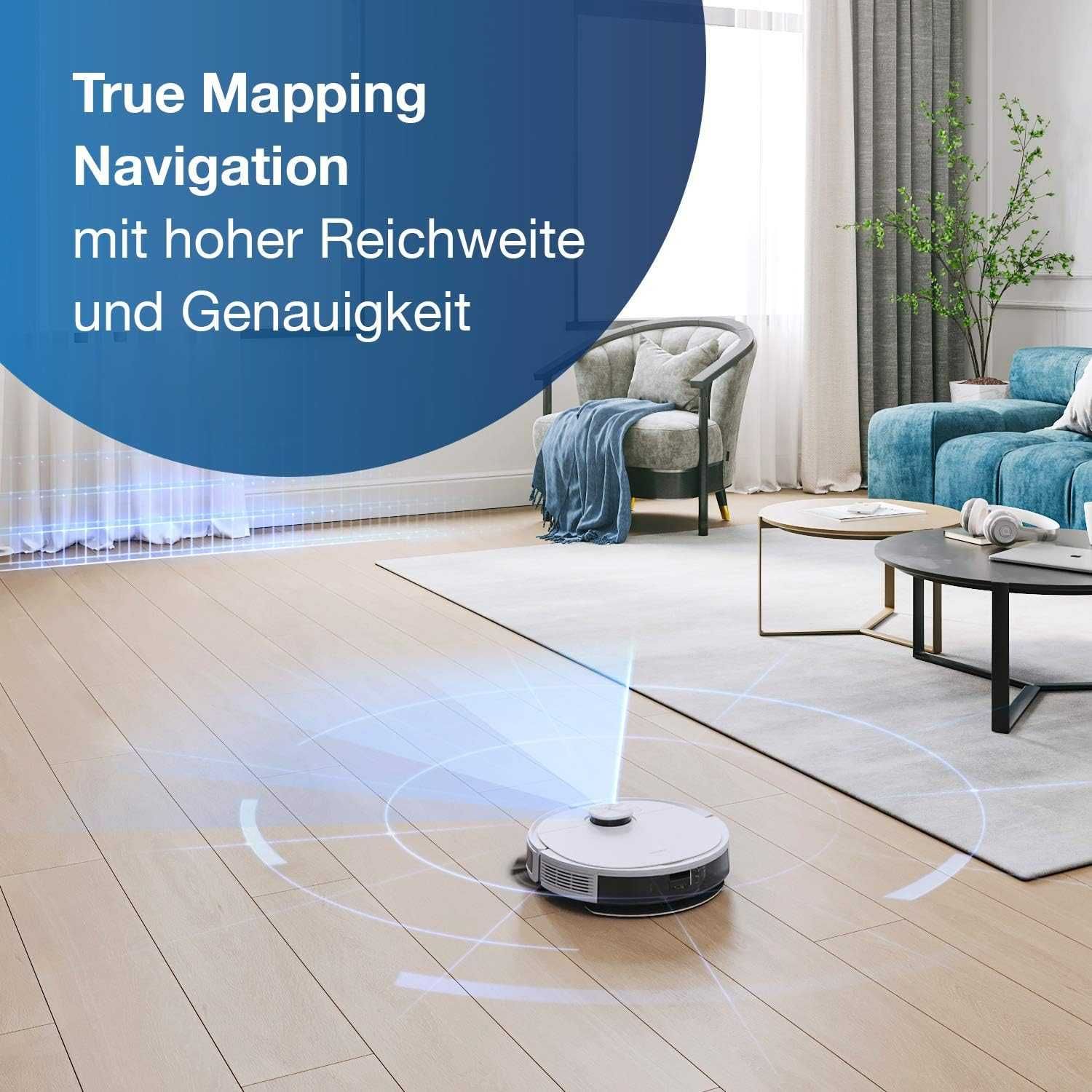 Робот прахосмукачка Ecovacs Deebot N8 PRO с моп 3D Navi WiFi 2600Pa