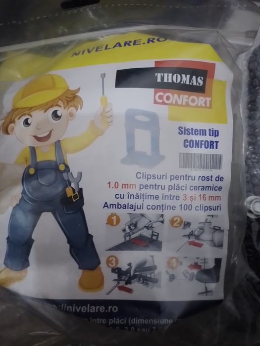 Clipsuri sistem nivelare gresie, faianta