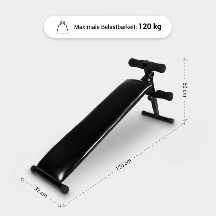 Bancă pentru abdomene înclinată reglabilă