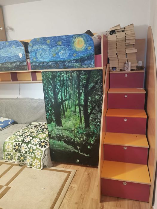 Mobila tineret paturi suprapuse