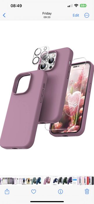 Husa Armour+Folie Camera +Folie Sticla HH Iphone 14/15/16/PRO/MAX/PLUS