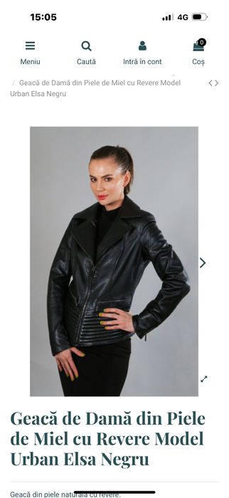 Geronimo geaca piele mar.36