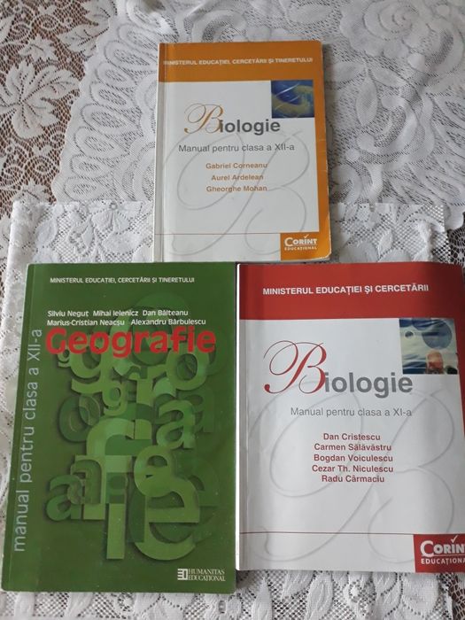 Manuale de Geografie și Biologie