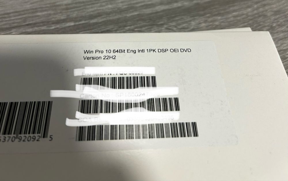 Microsoft Windows 10 Pro 64-bit