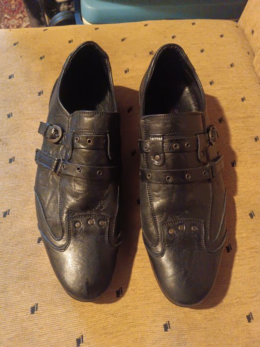 Мъжки кожени обувки.