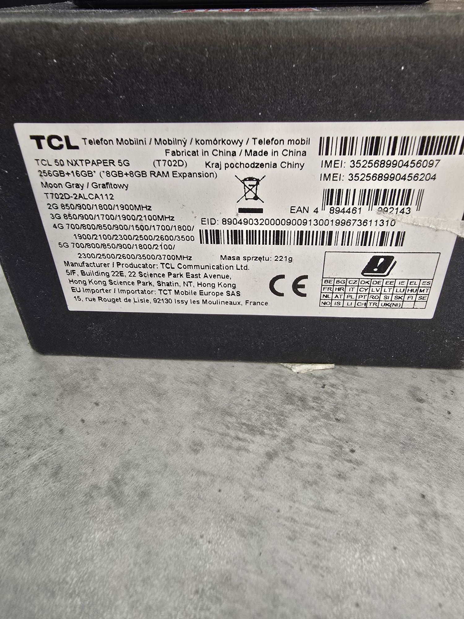 TCL  50 NXTRAPER 5G.  Z-1652