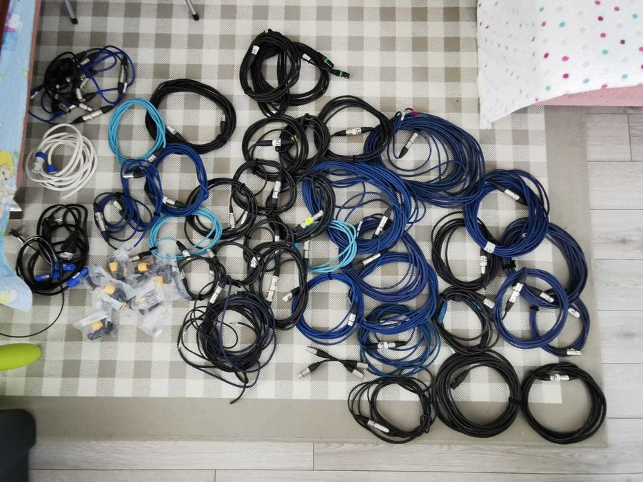 Cabluri XLR cu mufe NEUTRIK diverse marimi DOAR cu 5 pini