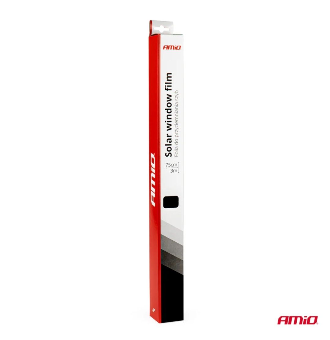 2 Buc. Folie de culoare neagră ultra-închis 0,75x3m (1%) AMIO