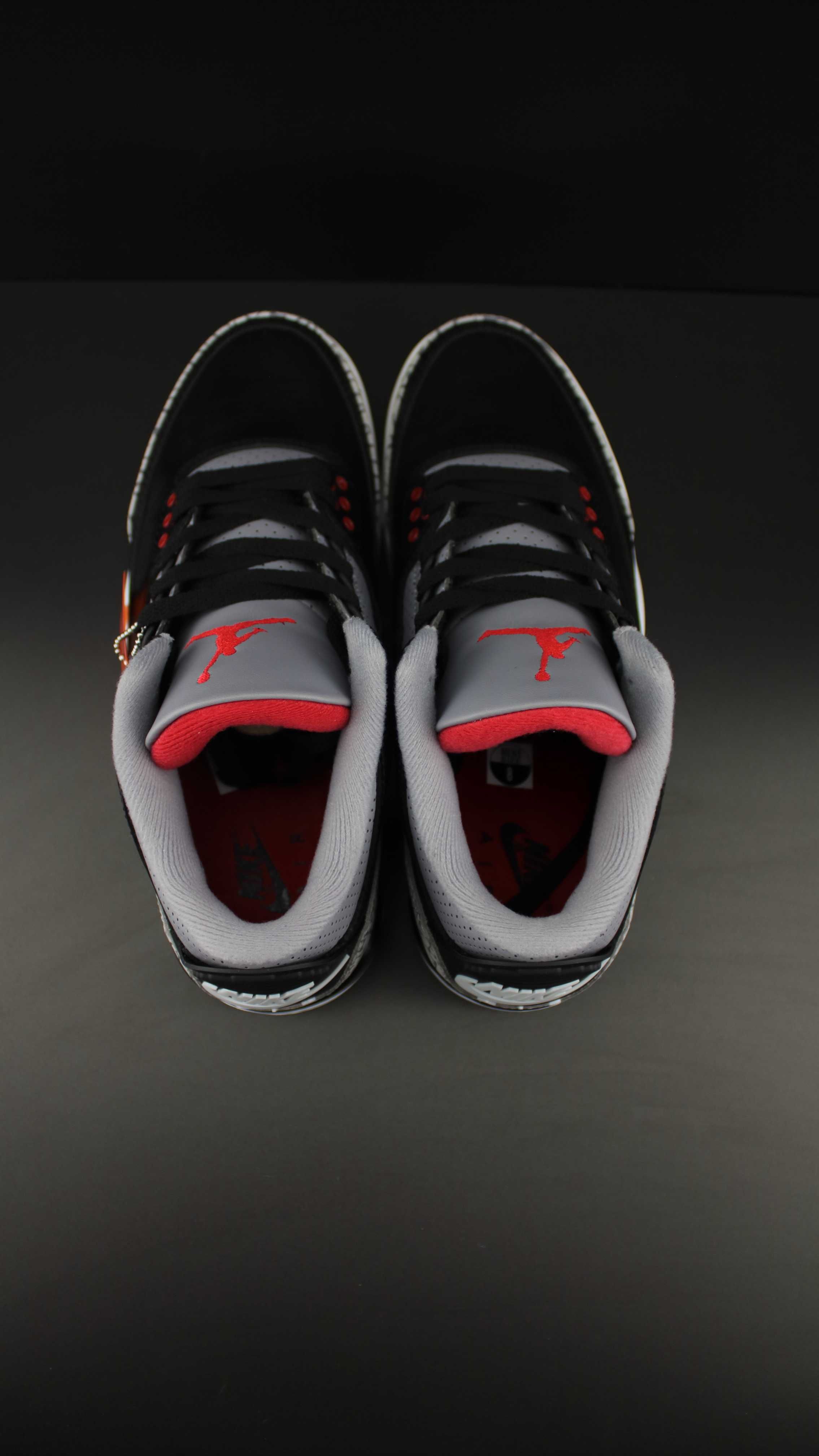 Air Jordan 3 Retro Black Cement + CADOU