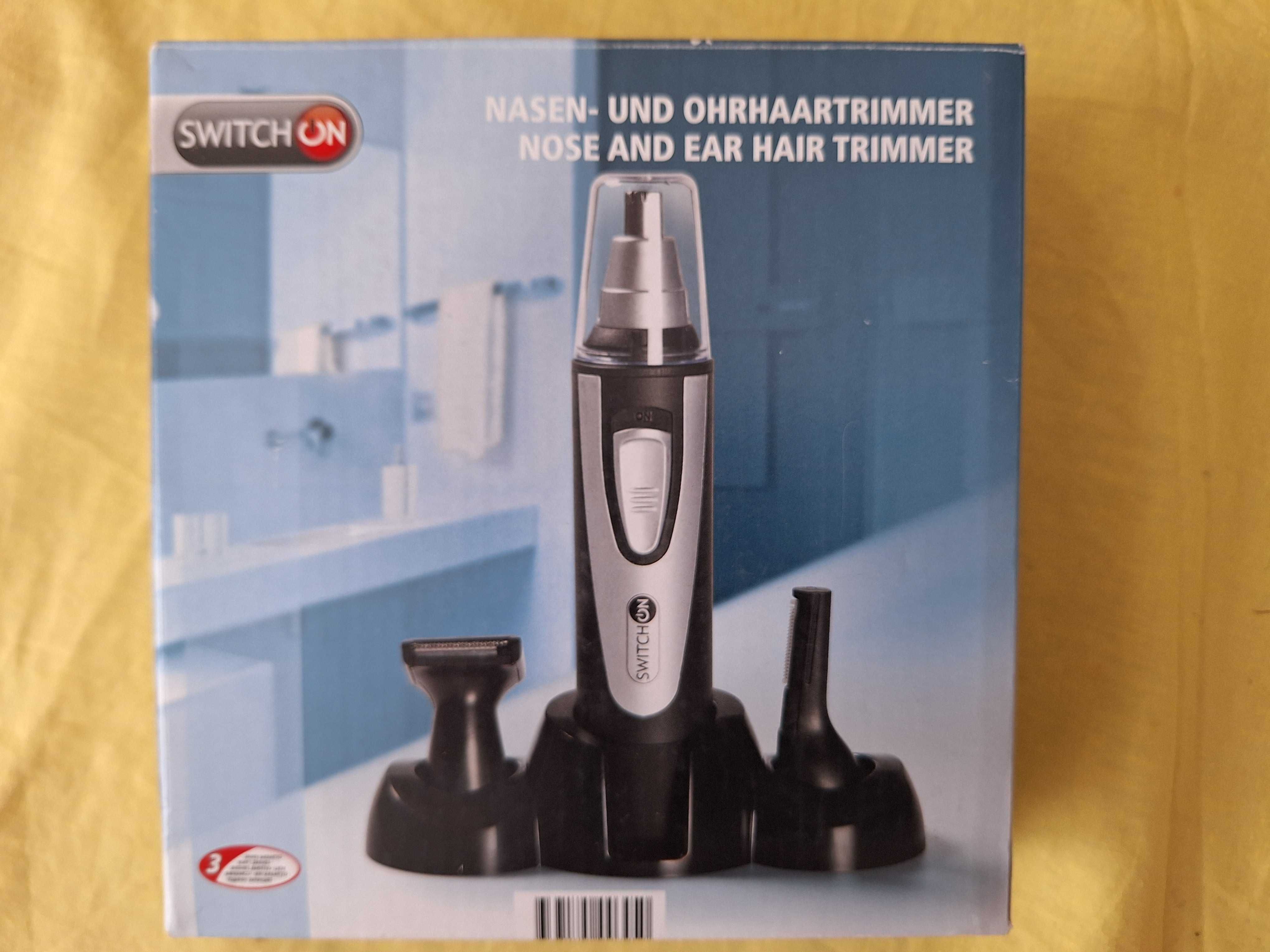 Trimmer pentru nas/urechi/ sprancene, baterie, cu accesorii