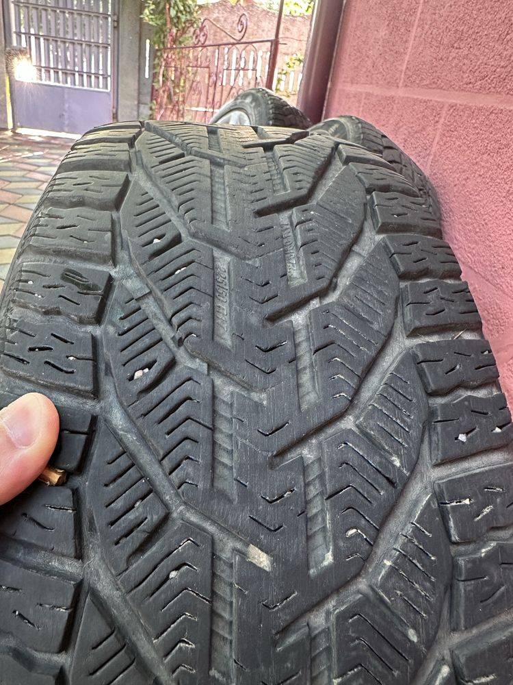 Jante originale BMW 5x112+anvelope iarna, pentru seria 3 , 4, 5