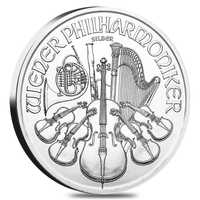 Инвестиционни сребърни монети 1 унция Philharmonic Филхармония