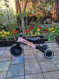 Tricicleta transformabil în bicicleta fără pedale