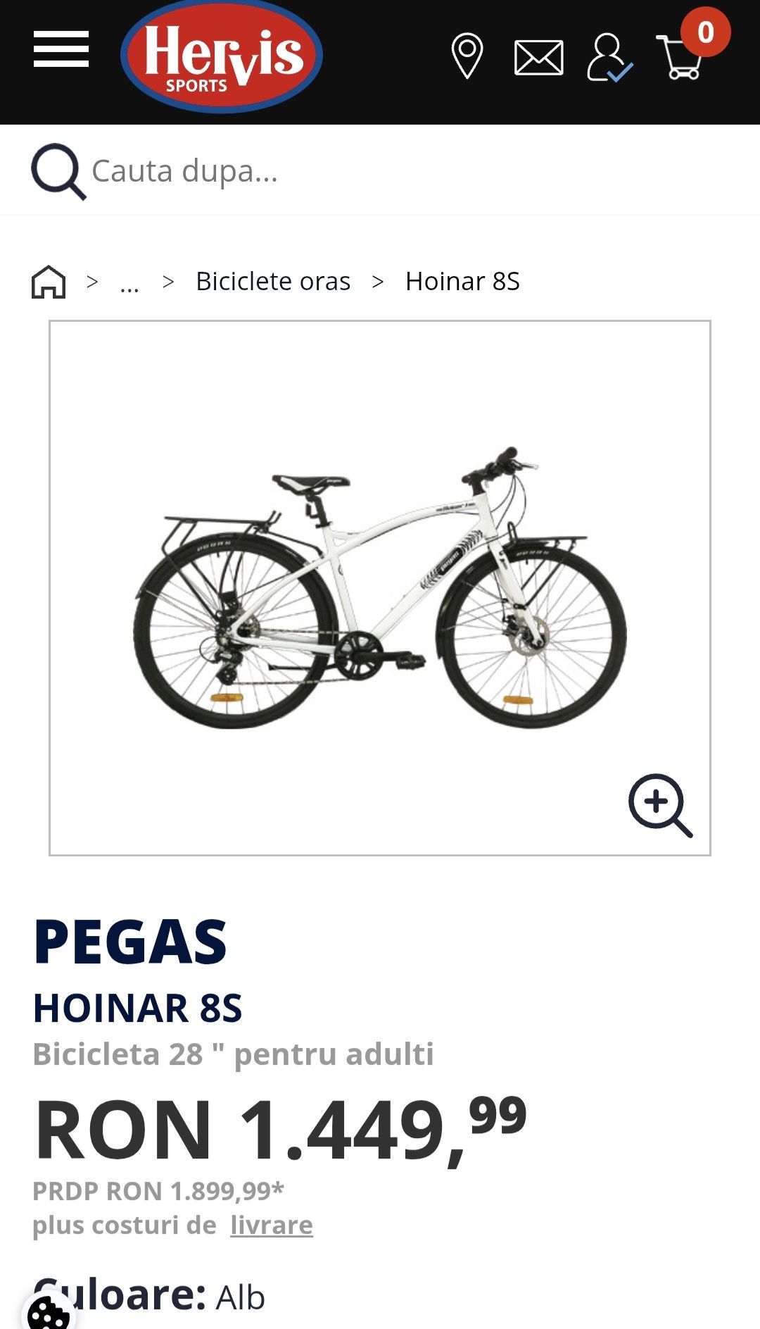 Bicicletă 28" PEGAS Hoinar