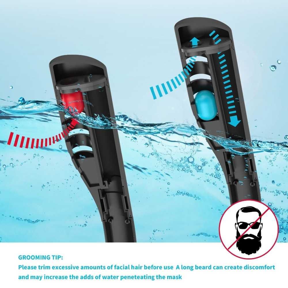 Masca Snorkeling Dubla Full Face K3 Gopro inot snorkel adulti copii