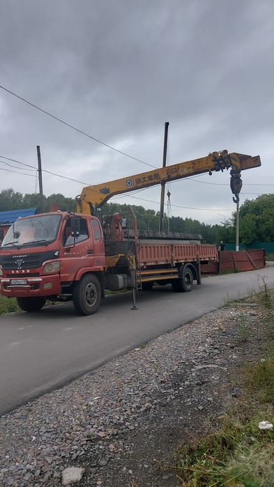 Услуги манипулятора воровайки бортовой длина борта 6 метров стрела 6 т