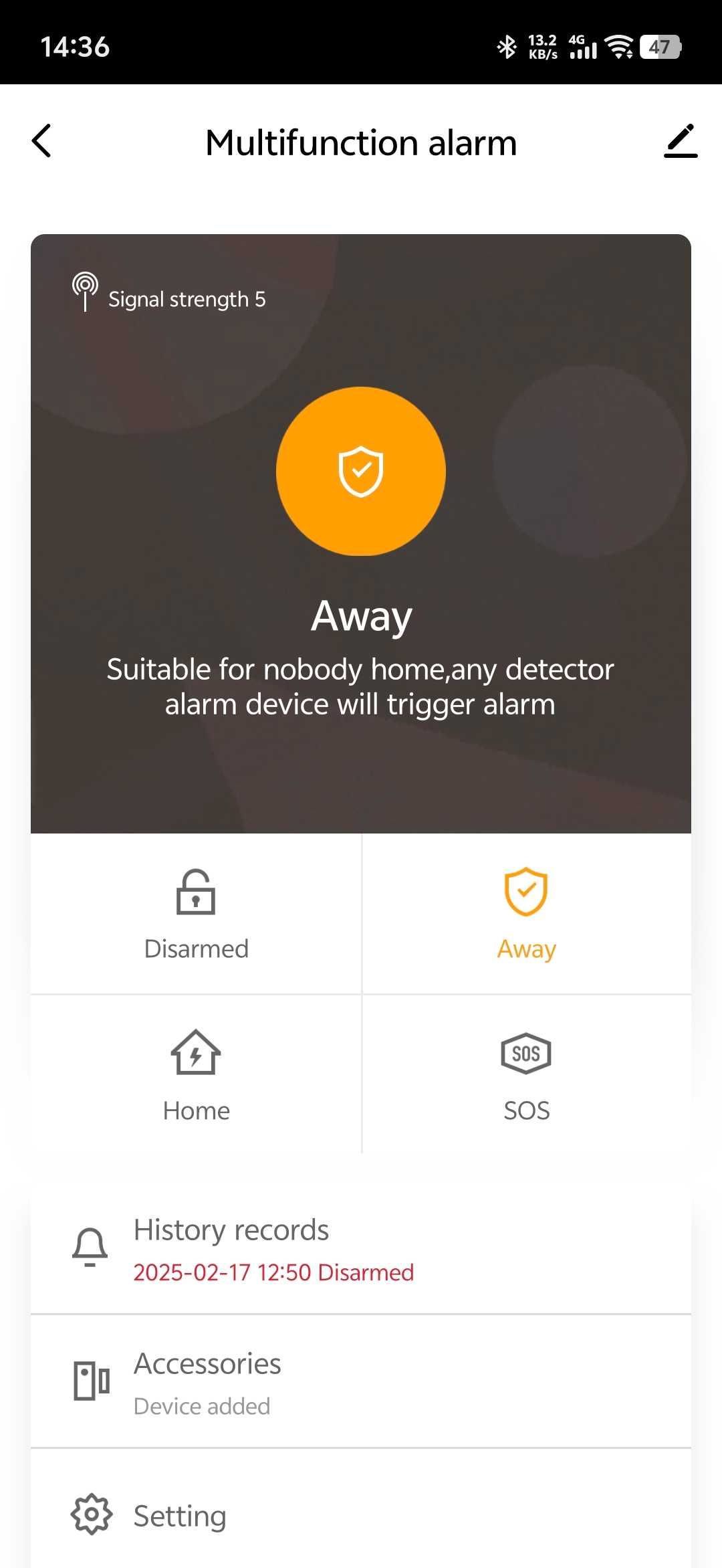Смарт WiFi, Gsm алармена система за дома Tuya, Smart Life тъчскрийн