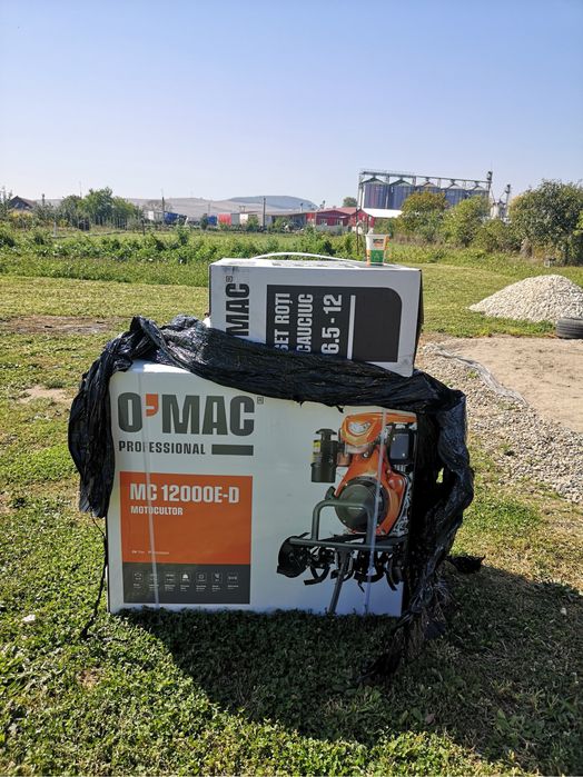 Motocultor O'MAC MC 12000E-D, 12CP, latime de lucru 140cm