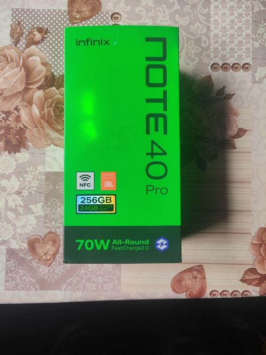 Продавам нов Infinix Note 40 pro 8+8/256 с гаранция от Yettel!!!