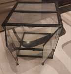 Terariu Sticlă Pt Repltile-Broasca Țestoasă  45/45/45 Cm +Accesori