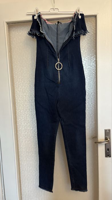 Гащеризон с цип и голи рамене р-р ХС/С