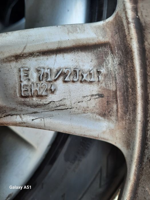 Ляти джанти с гуми за БМВ, 5×120,17цола