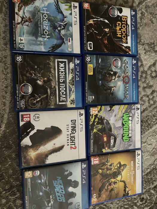Playstation диски, диски для пс 5,4 игры