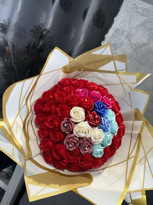 Buchete trandafiri sapun