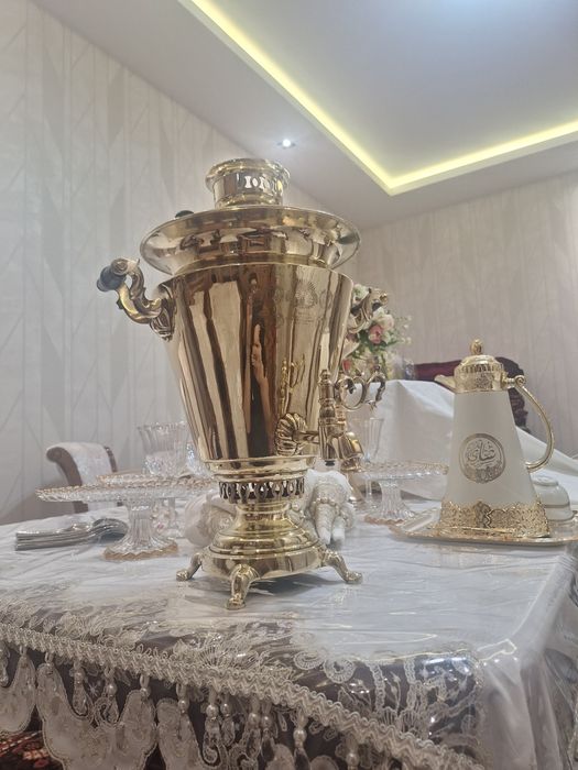 Samavar 7 litir 18 asir 10 ta P.T bor