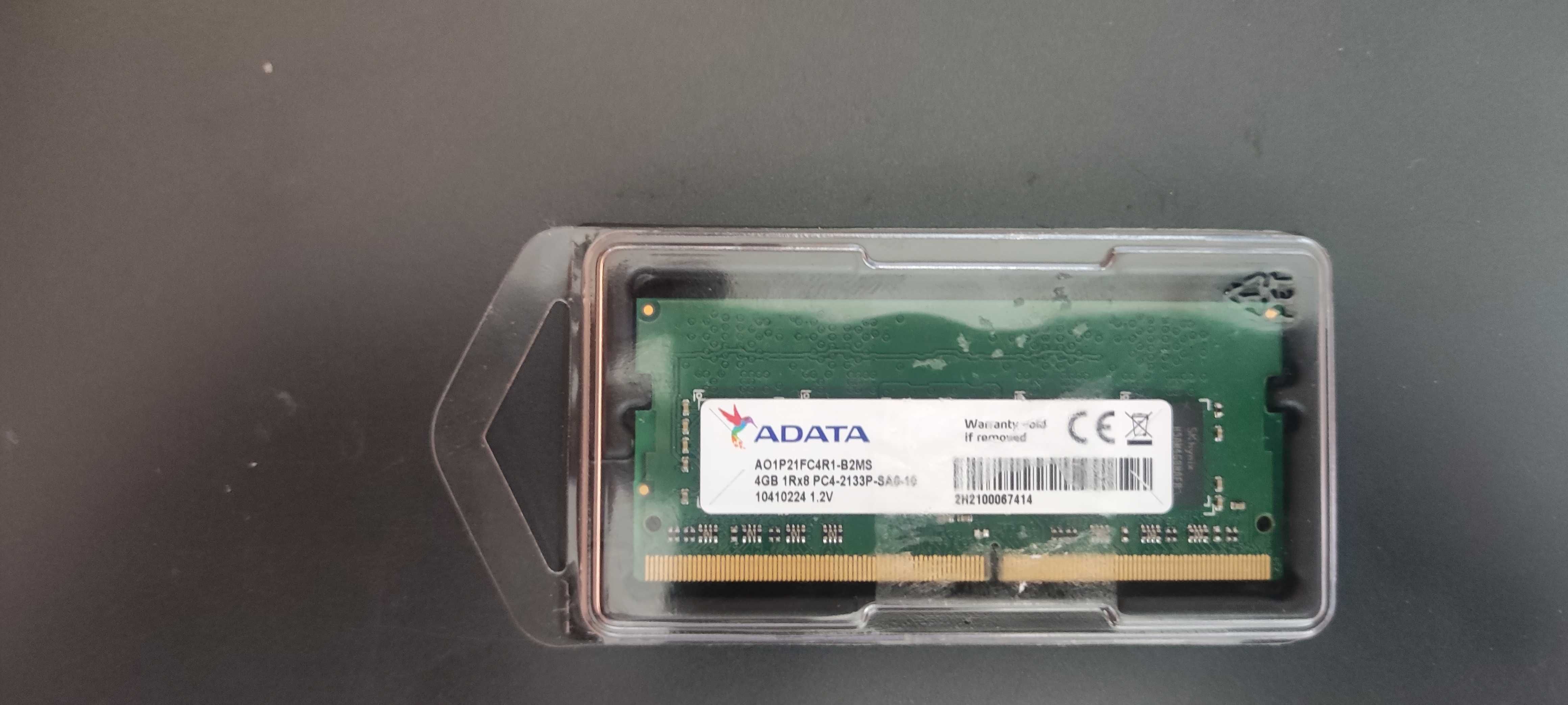 ADATA 4GB SoDIMM DDR4 памет за лаптоп