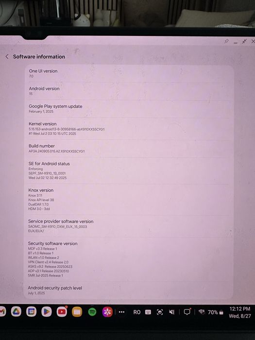 Samsung Tab S9 Ultra, 256GB, WI-Fi
