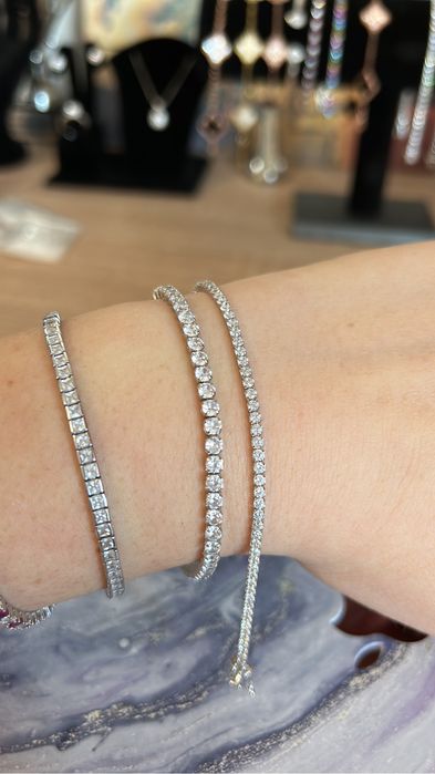 Bratari Tennis Premium din Argint 925 - Diverse Modele si Culori