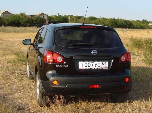 Бампер задний на Nissan QASHQAI 07-10/Ниссан Кашкай 07-10