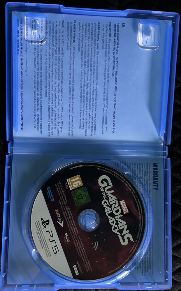 Guardians of the galaxy PS5