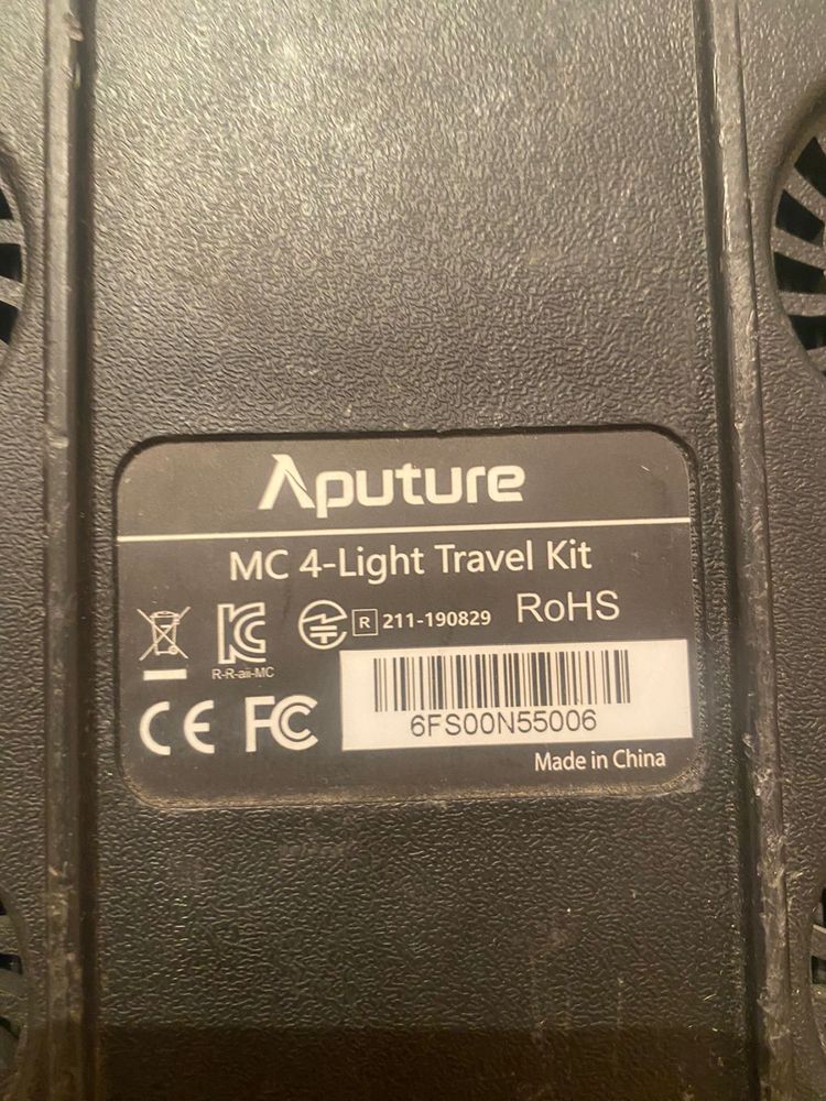 Aputure MC 4-Light Travel Kit черный