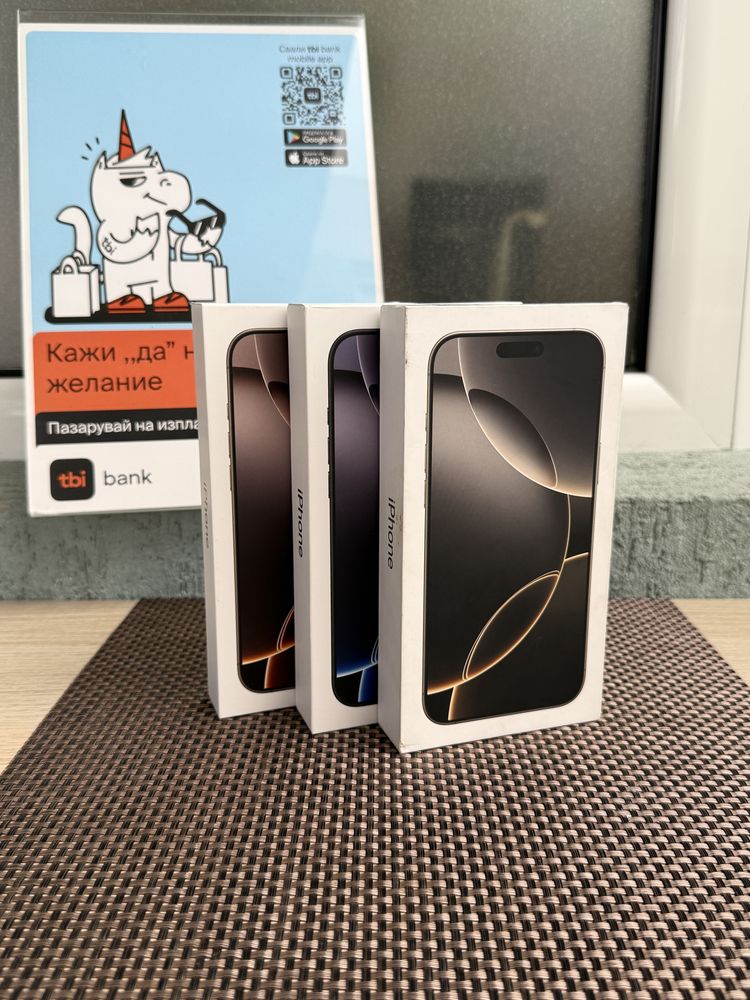 НОВИ!512Gb *ЛИЗИНГ* iPhone 16 Pro Max Black Desert Natural Titanium