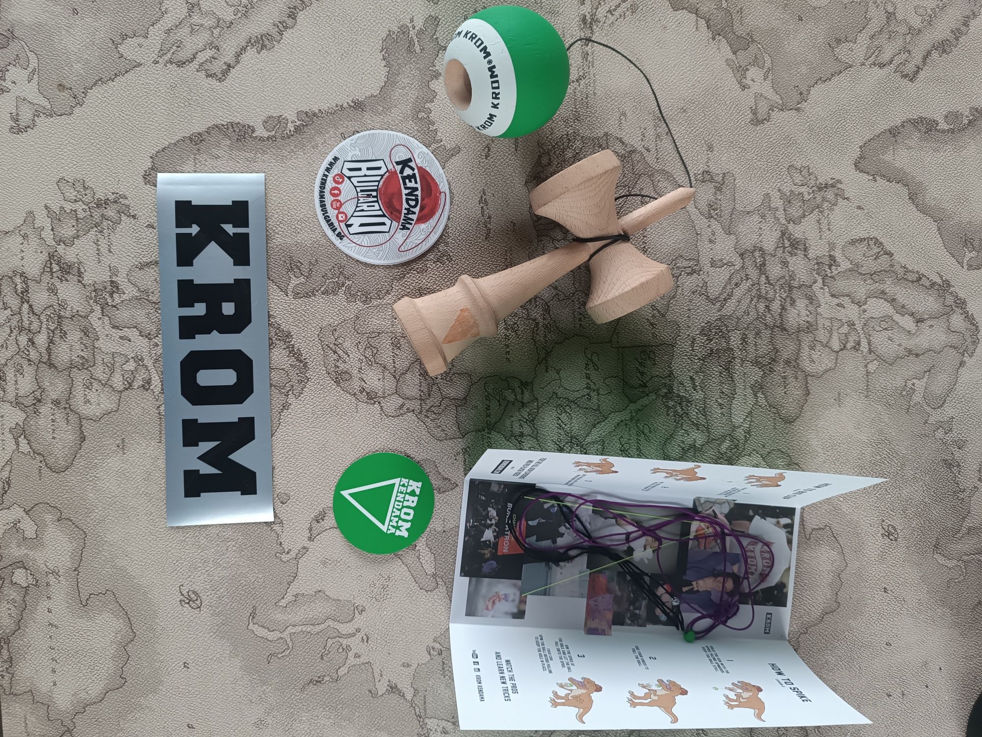 KROM Kendama - POP Model (Зелена)
