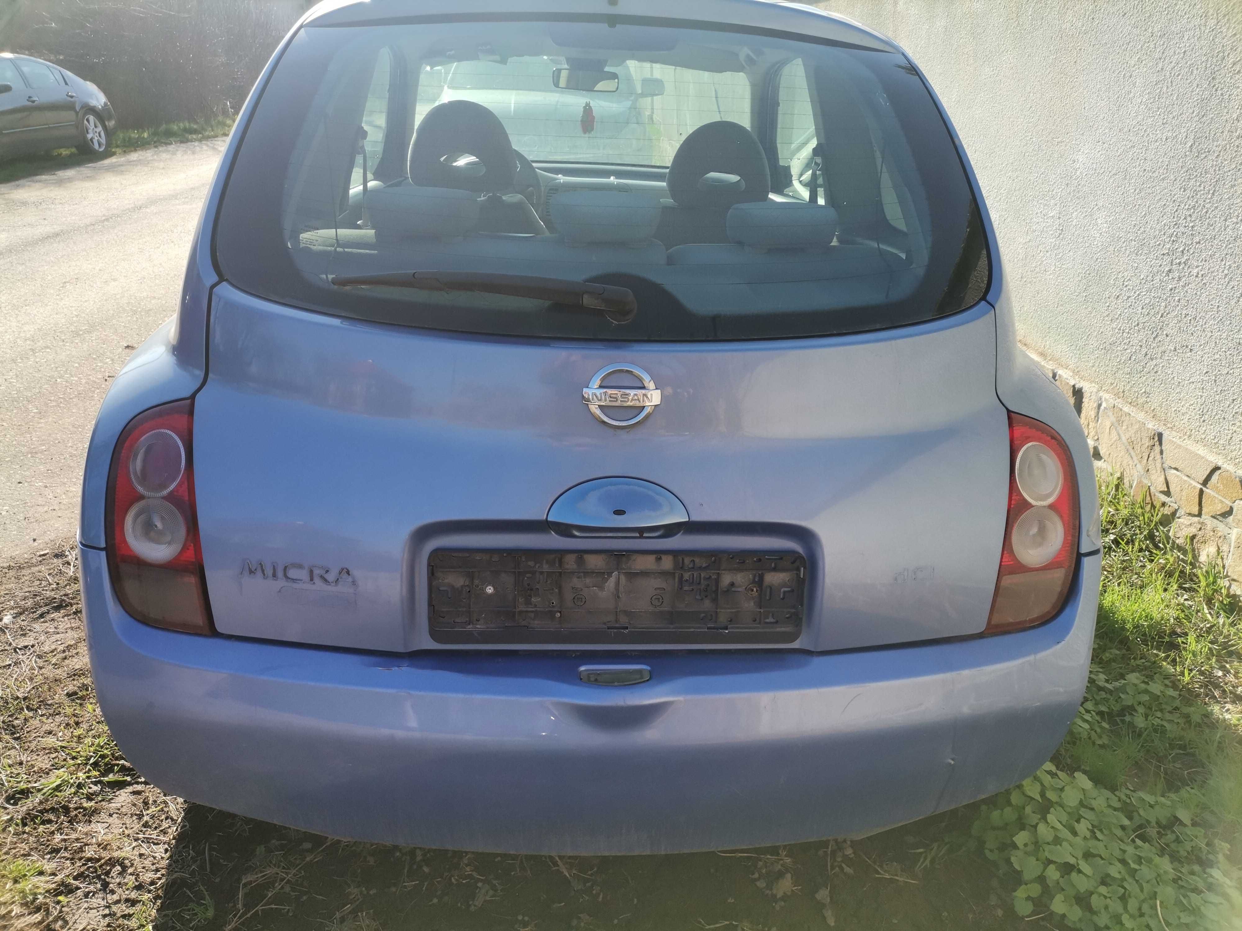 Продавам Nissan Micra K12 1.5 dci на части.