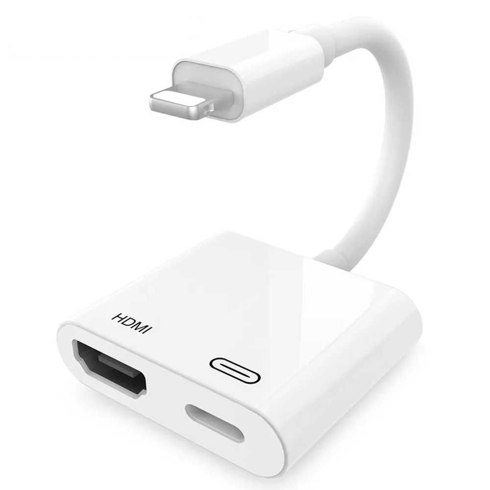 Преходник HUB22, Lightning към HDMI, Digital AV adapter, За iPhone