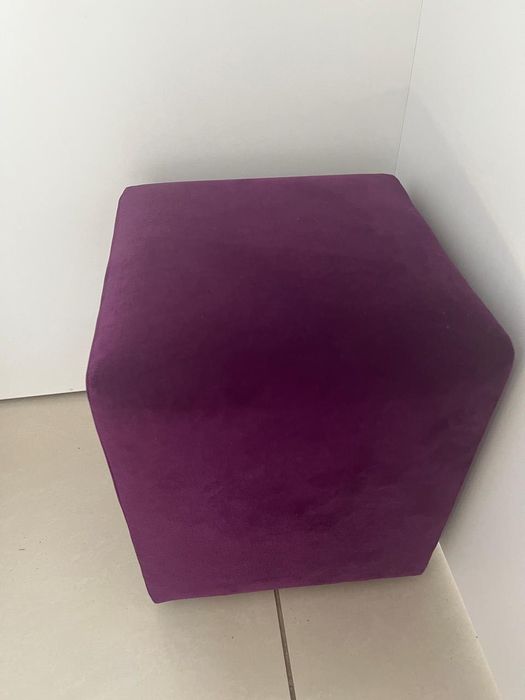 Мебель пуфик велюровый