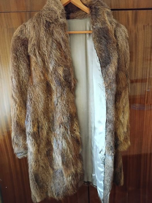 Дамско кожено палто