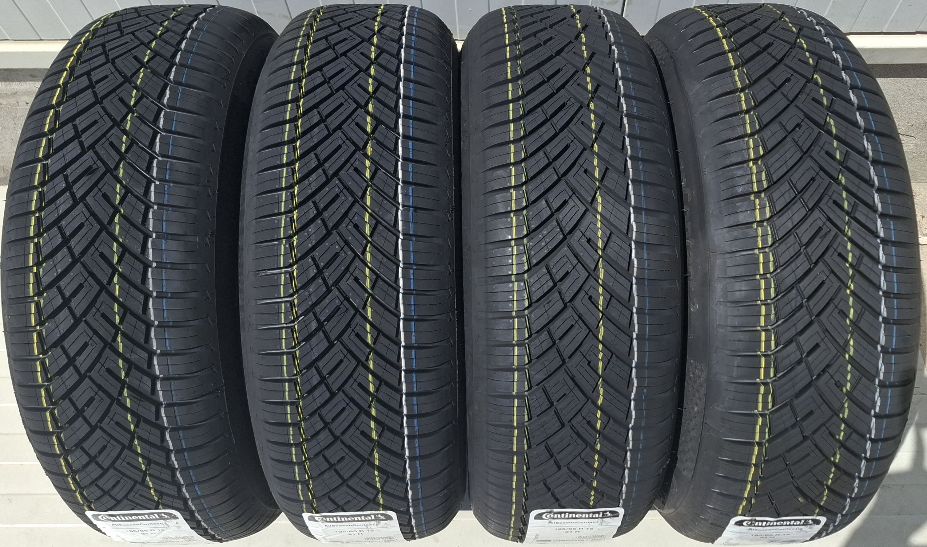 195/65 R15, 91H, CONTINENTAL AllSeasonContact 2,Anvelope mixte M+S