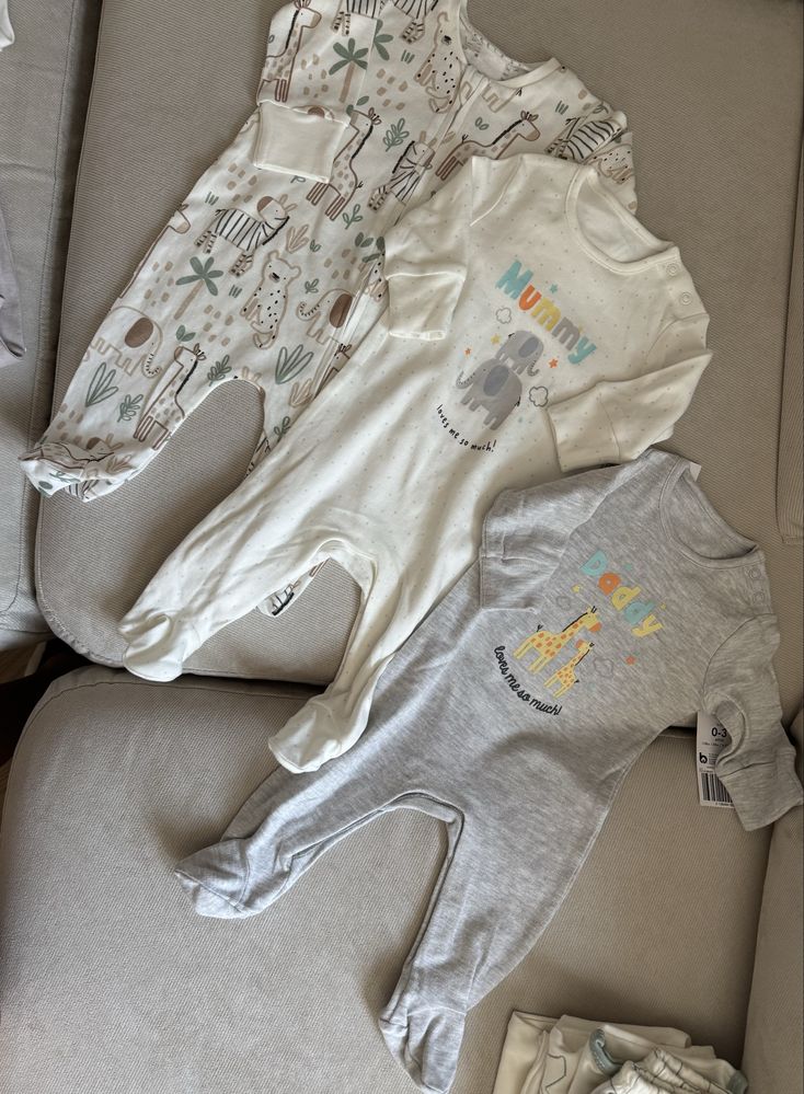 Бебешки дрешки 62 р-р 0 до 3 м. H&M, Matalan,Sinsay
